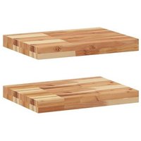 Estantería Flotante de Madera de Acacia 40x30x4 cm
