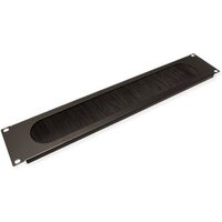 Panel De Entrada De Cables 19" 2U con Junta de Cepillo