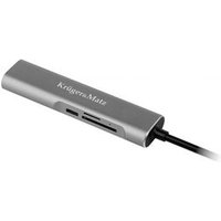 Adaptador USB-C a HDMI/USB 3.0/SD/MicroSD/Puerto