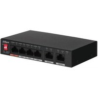 Switch Ethernet Dahua Pfs3006-4et-60 No Administrado L2 PoE