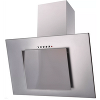 Akpo WK-4 Nero Eco 50 Campana Extractora de Pared en Vidrio Negra
