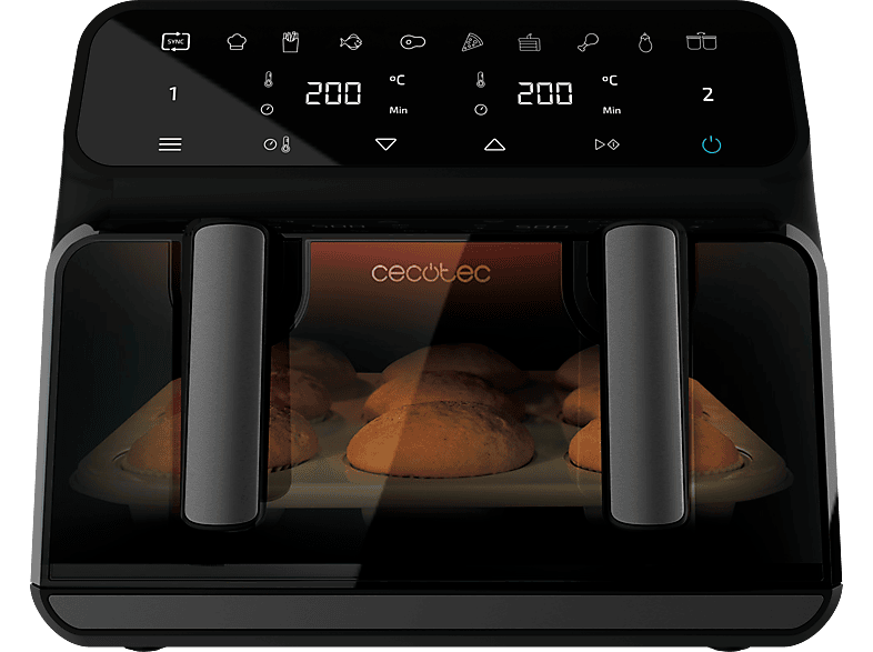 Freidora de Aire Cecotec Cecofry Advance 9000 Window 2850W 9L
