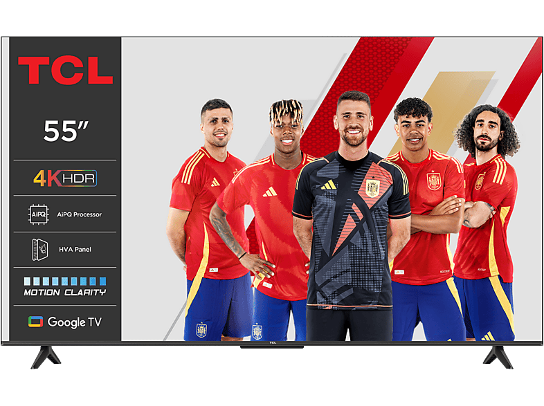 TV TCL 55P6K 55" UHD 4K Smart TV con HDR10 y Google TV