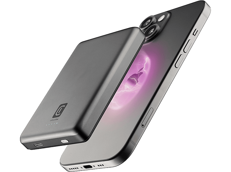 Powerbank CellularLine MAG LITE 10000 mAh Inalámbrico y Magnético