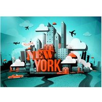 Papel Pintado 3D "Welcome New York"