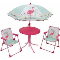 Conjunto De Muebles De Jardín Para Niños Flamenco De 4 Piezas