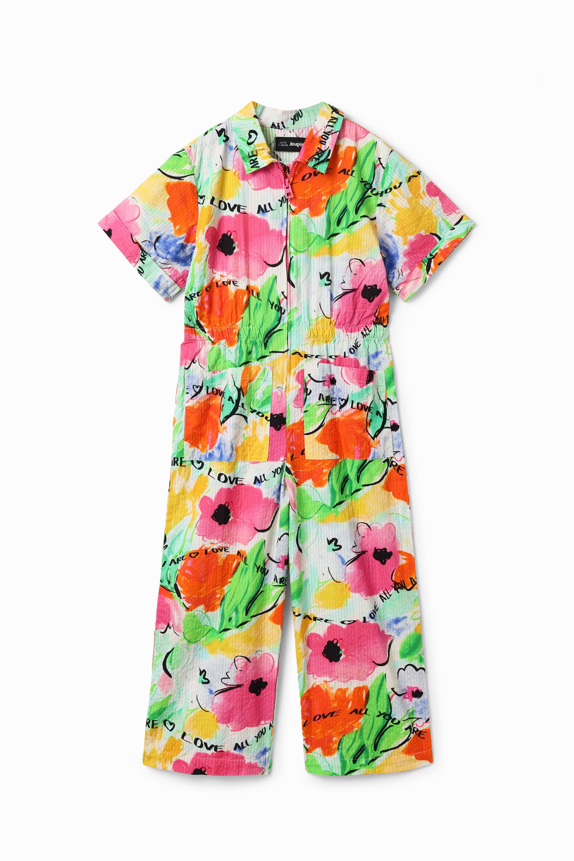Mono Largos Florales Desigual para Mujer