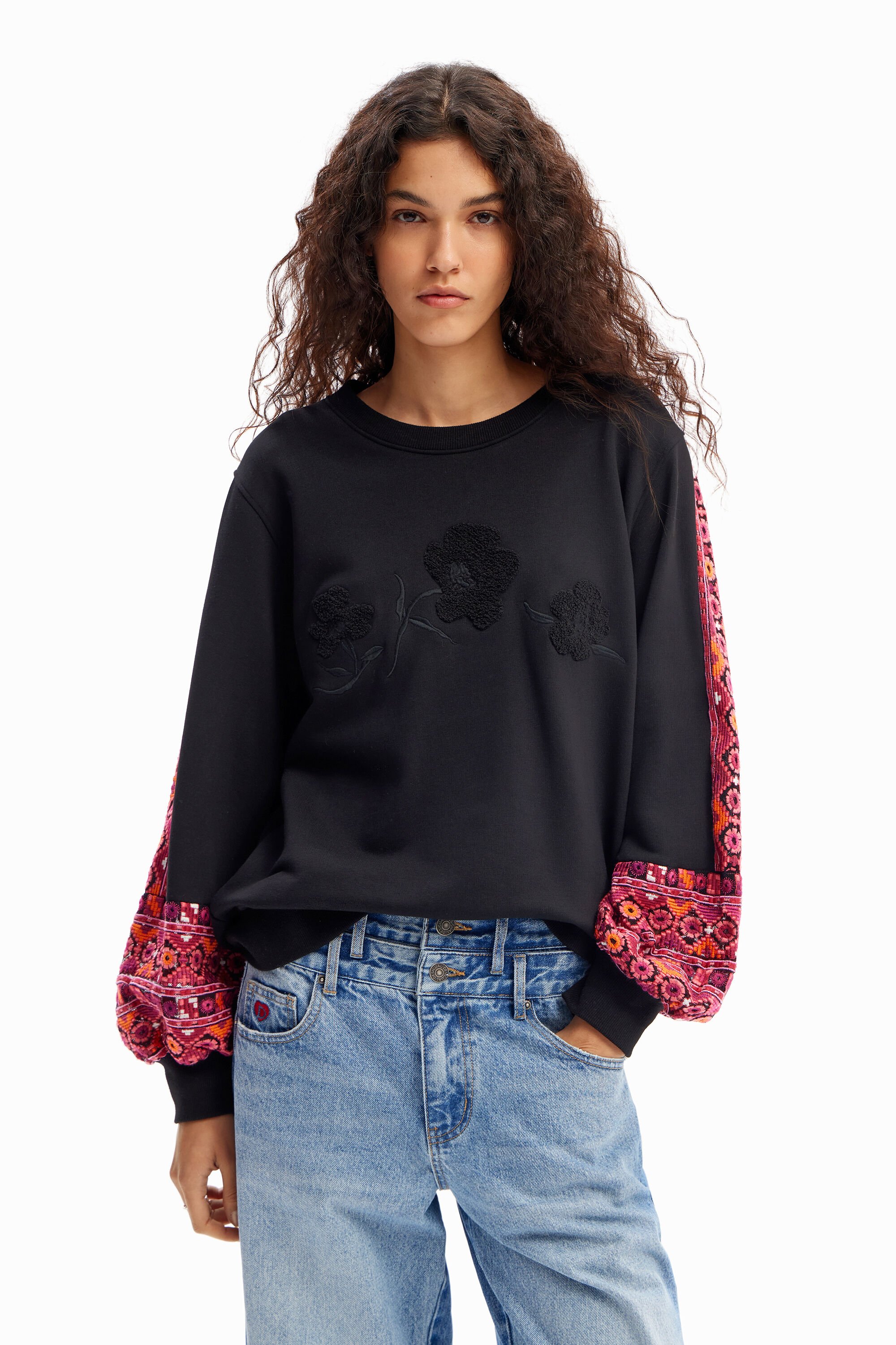 Sudadera Desigual Bordada para Hombre