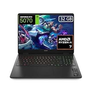 HP OMEN 16-ap0000ns - Portátil Gaming 16" 2.5K AMD Ryzen AI 7, 32GB RAM, 1TB SSD, NVIDIA RTX 5070, FreeDos, QWERTY Español