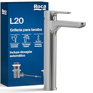 Roca L20 Grifería para lavabo con Cold Start Cromo A5A3C09C00
