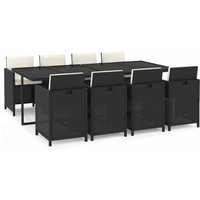 Set de Comedor de Jardín 9 Piezas Vidaxl
