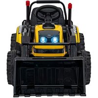 Tractor Excavadora Amarillo