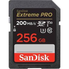 Tarjeta SD SanDisk Extreme PRO 256 GB SDXC UHS-I U3 V30