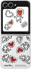 Funda Samsung Galaxy Z Flip6 Keith Haring Transparente Funda Samsung Galaxy Z Flip6 Keith Haring Transparente
