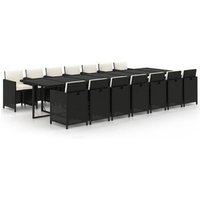Set Comedor de Jardín Ratán Sintético Vidaxl