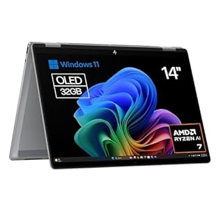 HP Omnibook X Flip Convertible 14" 3K OLED Táctil Ryzen AI 7 350 32GB RAM 1TB SSD Windows 11 Home