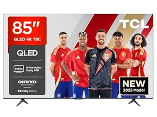 Televisor TCL 85T8C QLED 4K UHD de 85 pulgadas con Google TV