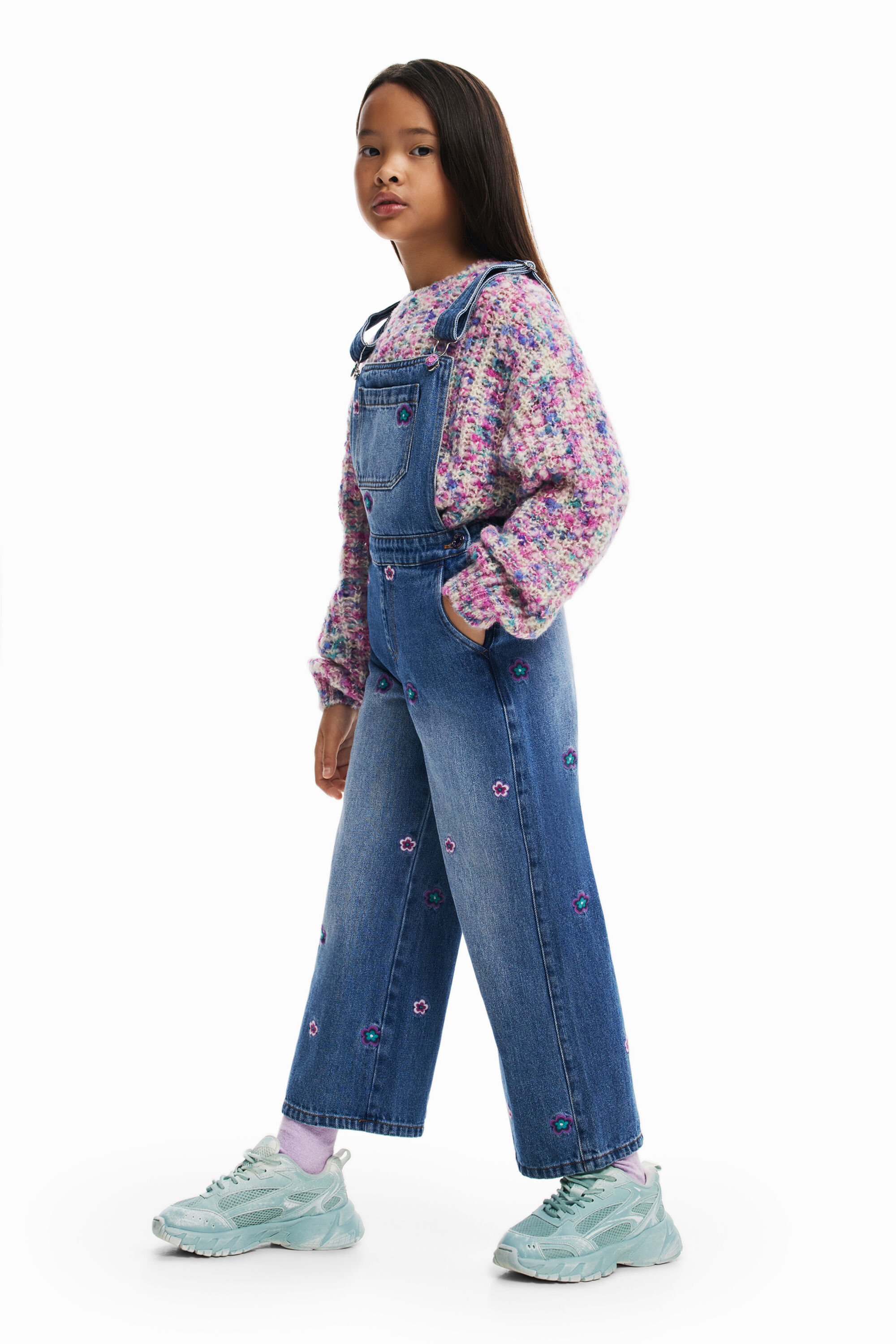 Peto Largo Desigual Flores