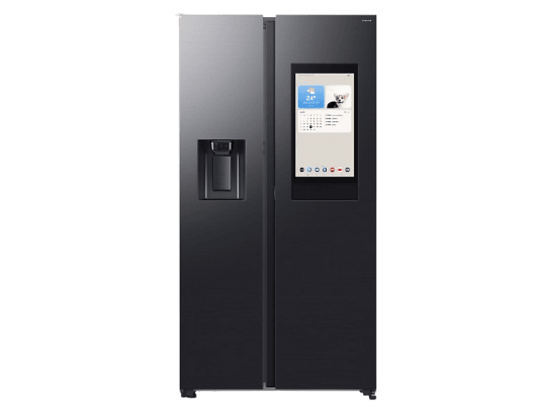 Frigorífico Americano Samsung Family Hub Bespoke AI RS90F66BEFEF 614L Twin Cooling