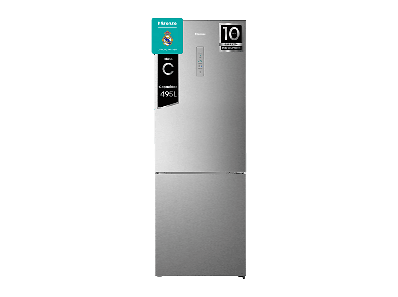 Frigorífico Combi Hisense RB645N4BIC NoFrost 495L Inox