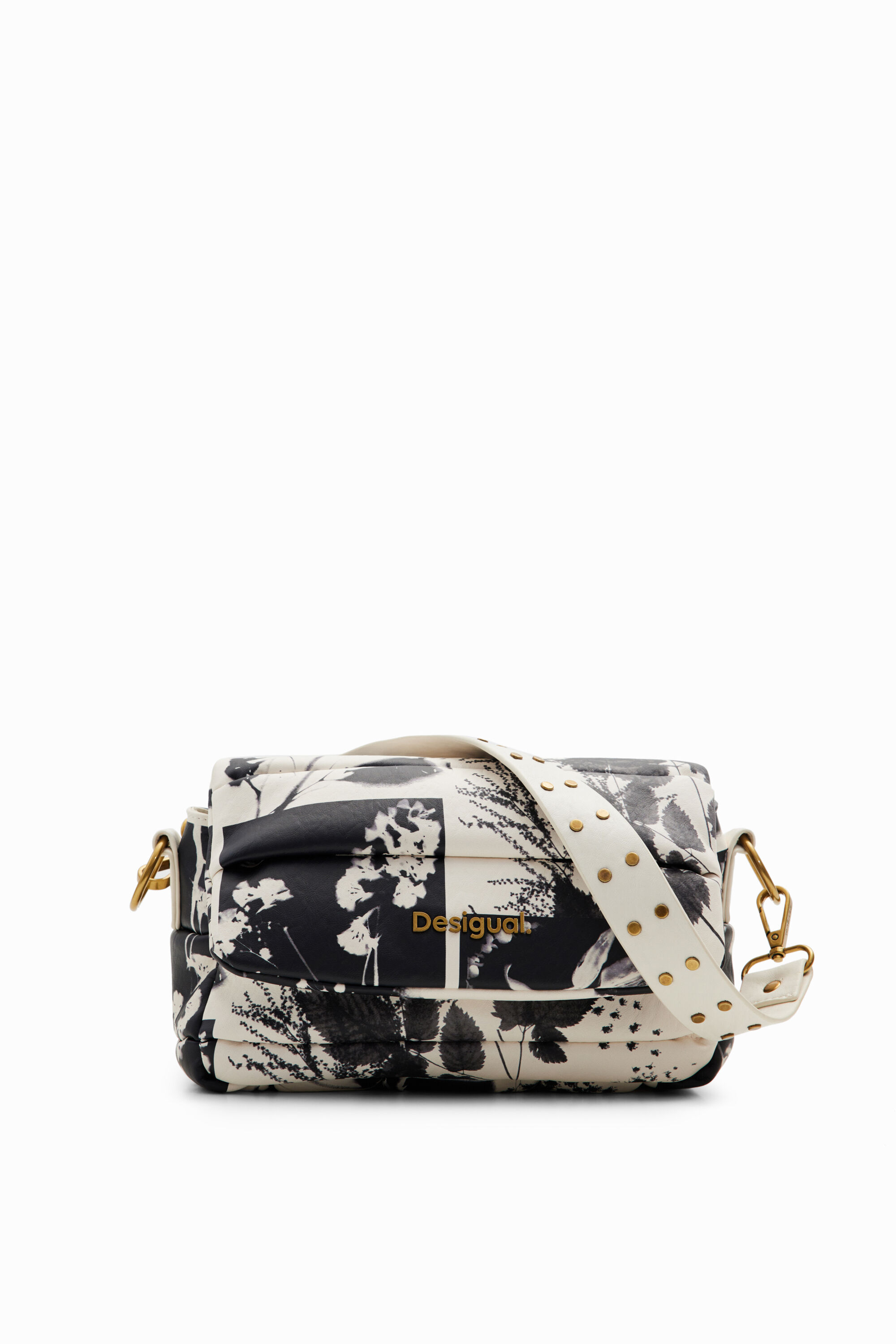 Desigual Bandolera pequeña hojas