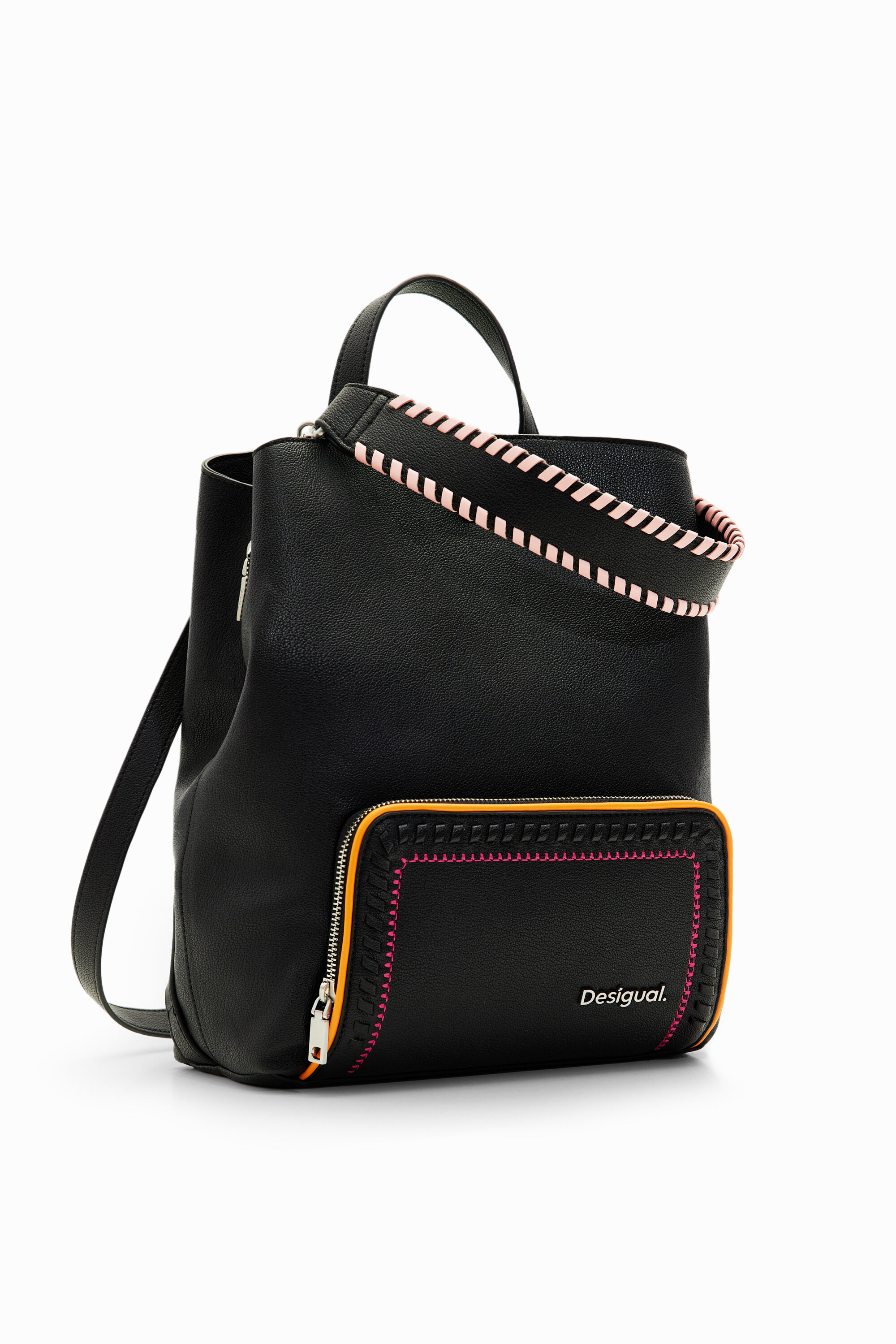 Desigual Mochila M Multiposiciones Bordada para Mujer