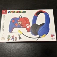 Bundle Mandos + Auriculares Super Mario PDP para Nintendo Switch