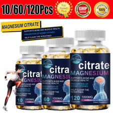 Citrato de Magnesio 1000mg Cápsulas Veganas