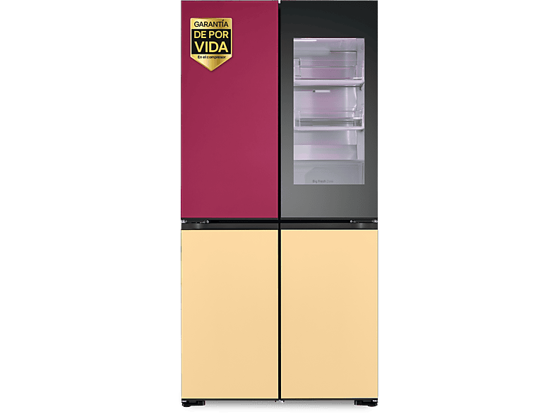 Frigorífico Americano LG InstaView™ MoodUp™ GMV960NNME No Frost 617 L