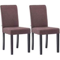Juego de 2 Sillas de Comedor Ina de Tela