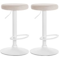 Set de 2 Taburetes de Bar Ponte en Terciopelo