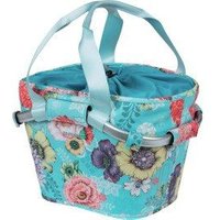 Cesta Delantera Basil Bloom Field 15L Impermeable con Flores