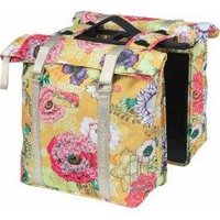 Alforjas Basil Bloom Field Mik 35L Impermeables de Poliéster Amarillo con Reflectantes