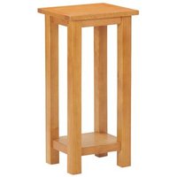 Rogal Mesa Auxiliar De Madera Maciza De Roble 27x24x55 Cm