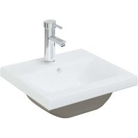 Lavabo de Cerámica con Grifo 42x39x18 Cm
