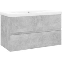 Mueble con lavabo de madera de ingeniería