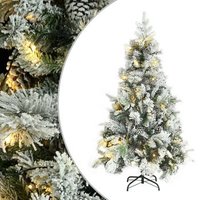 Árbol de Navidad Vidaxl con Nieve, 195 cm