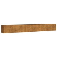 Jardinera de Acero Corten 360x40x40 cm