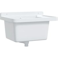 Fregadero de lavado de pared de resina 50x35x24 cm