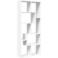 Librería Divisoria Vidaxl 67x25x161,5 Cm Madera