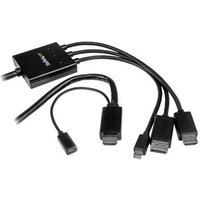 Startech.com Cable Conversor HDMI/DisplayPort/Mini DisplayPort a HDMI 2m