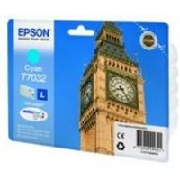 Cartucho de Tinta Epson T7032 Cian para Workforce Pro WP-4015 DN / WP-4025