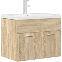 Mueble de Baño con Lavabo Vidaxl Roble Sonoma