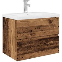 Mueble de Lavabo con Lavabo Integrado y Grifo