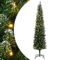 Árbol de Navidad Artificial Estrecho Vidaxl 180 cm con 300 LEDs