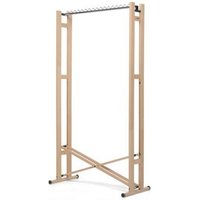 Perchero de Suelo Neoferr 177x43x96cm Plegable Madera e Inoxidable