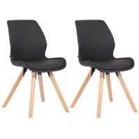 Sillas de Comedor Luna con Base de Madera