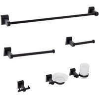 Conjunto de 6 Accesorios de Baño Estilo Moderno Talara