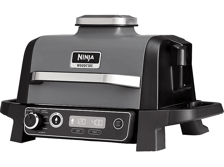 Barbacoa Eléctrica Ninja Woodfire OG701EU 2400W 7 Funciones