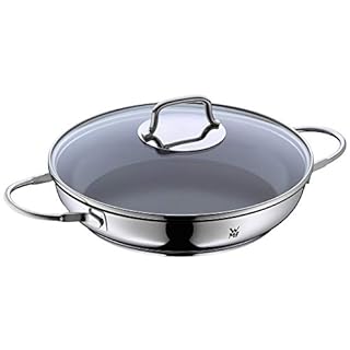 WMF Devil Rustidera Antiadherente 26 cm con Tapa de Vidrio